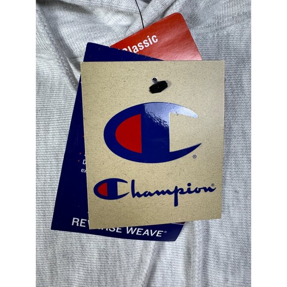 Champion Hoodie Mens XS Gray Reverse Weave Extra Small X Hoodie Heavyweight NWT - Picture 7 of 9